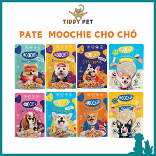 Pate moochie cho chó đa dạng hương vị gói 85gr & 70gr