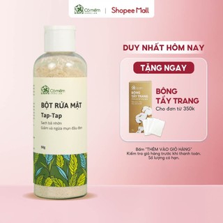 Bột Rửa Mặt Taptap Giảm Mụn Ẩn Mụn Đầu Đen Cỏ Mềm 50g
