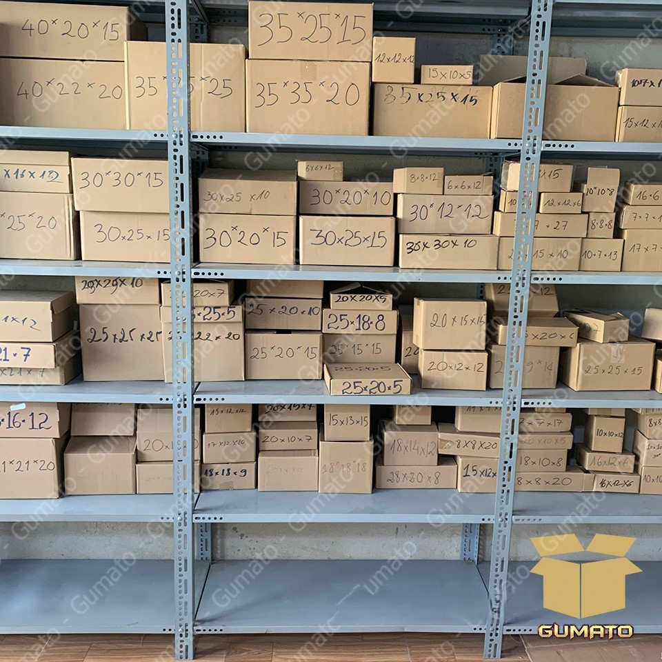 Hộp carton đóng hàng giá rẻ, thùng giấy gói hàng đủ size tại Gumato