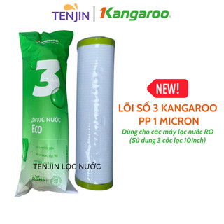 Lõi Lọc Thô Số 3 Kangaroo PP 1 Micron Mẫu Mới ECO Chính Hãng Dành Cho Máy Lọc Nước RO 