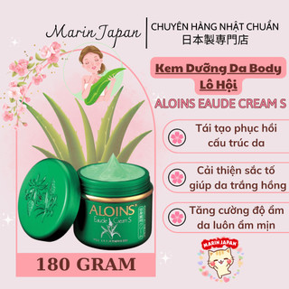 Kem Dưỡng Ẩm Dưỡng Trắng Da Lô Hội Aloe Aloins Cream 185g Nhật Bản