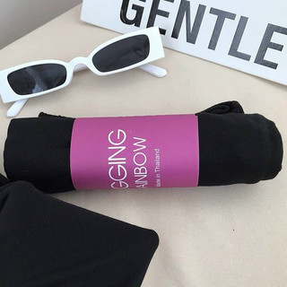 Quần legging cotton thái dài đen siêu co giãn