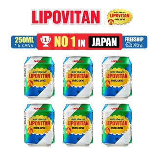 Nước tăng lực Nhật Bản Lipovitan Honey lon 250ml - Thùng 6 lon