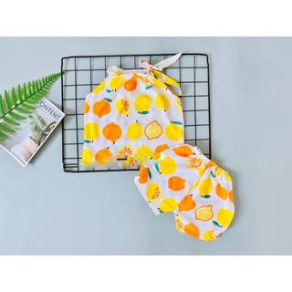 Bộ yếm bé gái cao cấp, chất lanh lụa size 5-20kg...