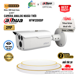 Camera analog HAC-HFW 1200DP 2.0MP, hồng ngoại 80m, thân sắt chuyên nhà xưởng