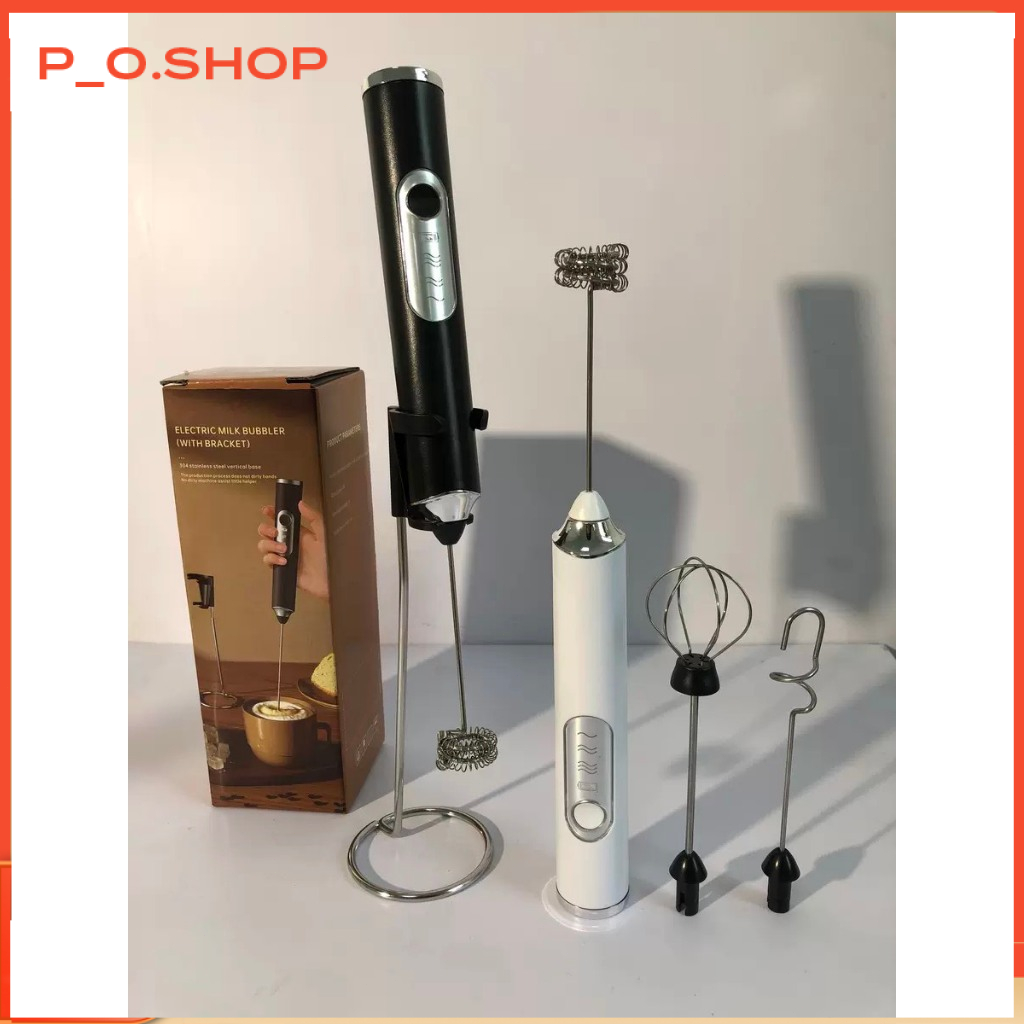 [🔥Rẻ]Máy đánh trứng Cầm Tay Kèm Máy Tạo Bọt Cafe Chạy Điện Sạc USB, que tạo bọt cafe mini-2 cành cây đánh trứng