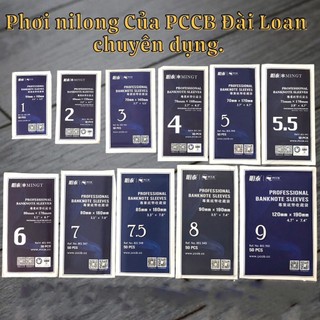 [Đủ Cỡ] Túi nilong đựng tiền giấy OPP bảo quản tiền giấy đúng chuẩn , loại 1 của Đài Loan, 50 miếng/túi