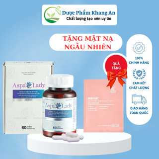 Aspa Lady (Hộp 60 viên) Giúp Cân Bằng Nội Tiết Tố Nữ, Đẹp Da, Chăm Sóc Chuyên Sâu