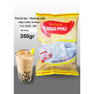  Hồng Trà Túi Lọc Hương Cà Phê LONG PHÚ Gói 350gr  35gr*10  - Nguyên Liệu Trà Sữa Vị Đậm Đà Hương Lâu. 
