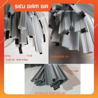 Ron tủ lạnh kiểu bắt cài - vít 1m8 2m- Gioăng tủ - Zoăng tủ lạnh