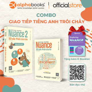 Sách - lẻ/combo giao tiếp tiếng anh trôi chảy: nuance - 50 sắc thái của từ + nuance 2 - 50 sắc thái của câu