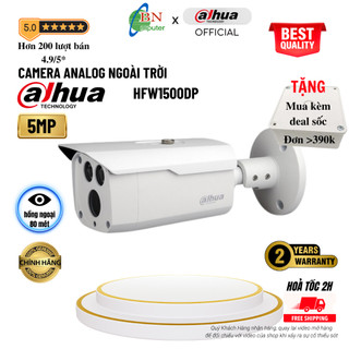 Camera ngoài trời HDCVI Dahua HAC-HFW 1500DP 5MP camera nhà xưởng hồng ngoại 80m