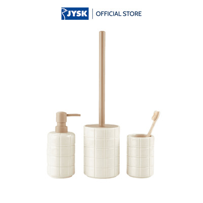 Phụ kiện phòng tắm | JYSK Steninge | gốm/nhựa ABS | be | nhiều kích thước