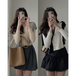 Áo khoác len cardigan nữ dài tay- Retrostyle