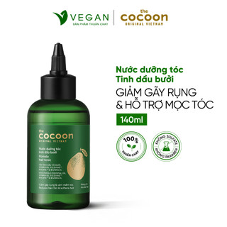 Bản cải tiến - Nước dưỡng tóc tinh dầu bưởi Cocoon 140ml giảm gãy rụng và hỗ trợ mọc tóc thuần chay