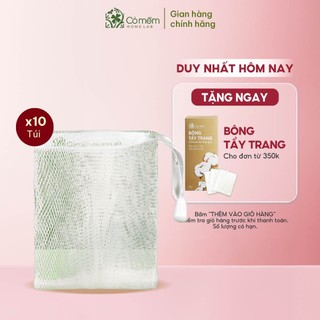 Túi lưới đựng xà bông tắm tạo bọt tiện lợi có dây rút cỏ mềm 2g