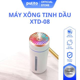 Máy Xông Tinh Dầu  ,Máy Phun Sương Dưỡng Ẩm Kết Hợp Led Đầy Màu Sắc Tự Động Ngắt Khi Sử Dụng Thời Gian Dài XTD-08 PULITO