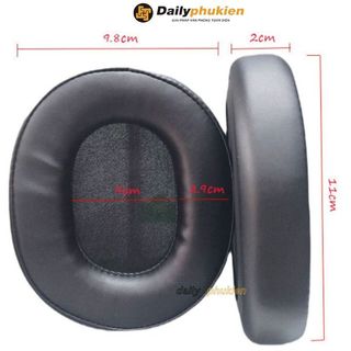 Ốp đệm cho tai nghe DareU EH925s EH469 màu đen zin dailyphukien (1 đôi )