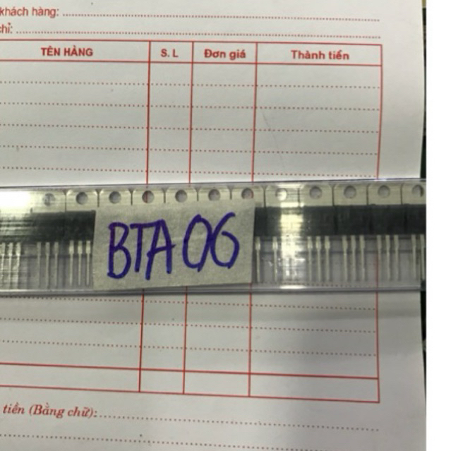 5 con Triac BTA06 -600V