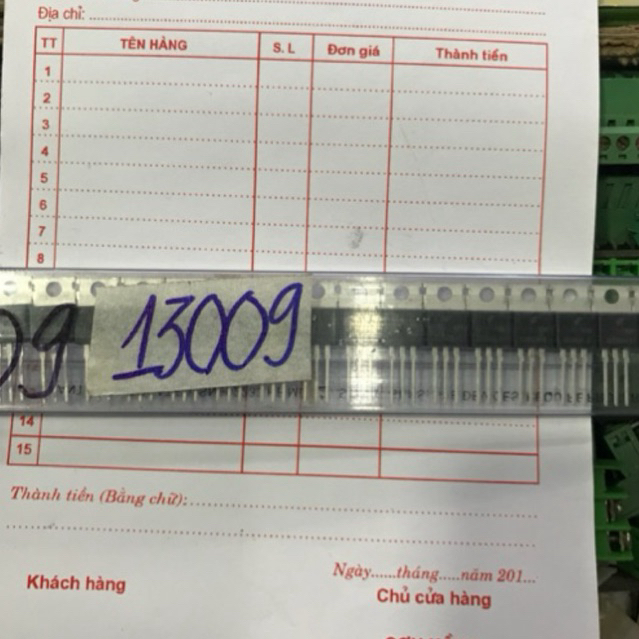 5 con Transistor 13009 (NPN) nhỏ