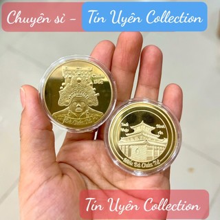 Sỉ Xu Bà Chúa Xứ Châu Đốc Mạ Vàng lưu niệm làm quà tặng độc đáo