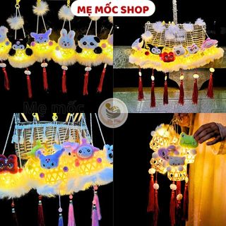 Đèn lồng trung thu hot trend 2024 giỏ nhựa đồ chơi trung thu memocshop lồng đèn trung thu