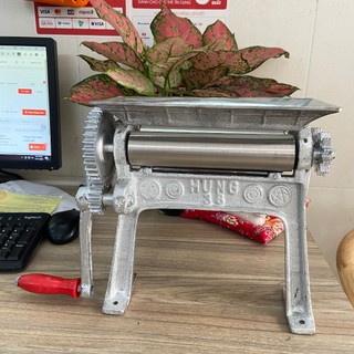 Máy cán khô mực lớn - trục cán dài 180mm
