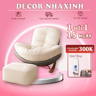 Ghế Lười Bập Bênh Thư Giãn Đọc Sách – Chân Gỗ Tần Bì, Đệm Dày Êm, Khung Sắt Sơn Tĩnh Điện [FREESHIP]