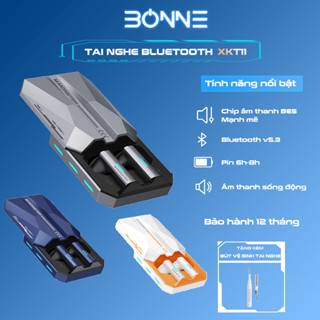 TAI NGHE BLUETOOTH MONSTER XKT11 TWS, Tai nghe Không Dây Chính Hãng by BONNE TECH, Bảo hành 12 1 đổi 1