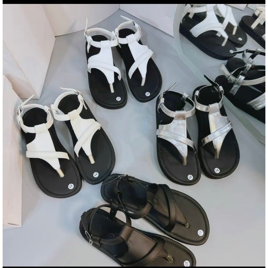 sandal nữ chiến binh chất da đế bệt đi học đi chơi mã 335