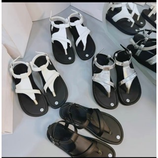 sandal nữ chiến binh chất da đế bệt đi học đi chơi mã 335