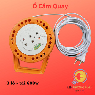 Ổ Cắm Quay [ Dây 5 mét ], Kéo Dài Tiện Lợi