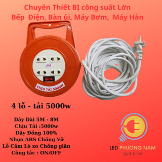 Ổ Cắm Quay [ Dây 5 mét ], Kéo Dài Tiện Lợi