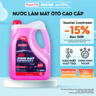  Nước làm mát ô tô cao cấp FOCAR RED COOLANT công nghệ Đức chông ăn mòn giải nhiệt nhanh dễ dàng thay thế tại nhà 