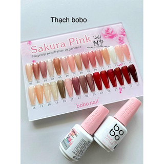 sơn gel thạch bobo sakura pink ( chính hãng ) sơn móng tay chân