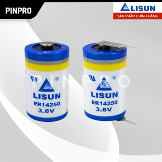 Pin lisun er14250 3.6v 1/2aa 1200mah pin nhiệt kế ẩm chính hãng
