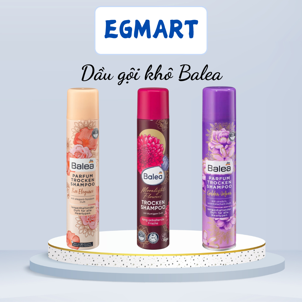 Dầu gội khô balea đủ mùi, tích hợp bộ lọc uv, bảo vệ tóc và da đầu, Dầu Dưỡng Tóc Balea - Hàng Đức