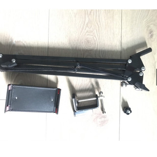 Kẹp cạnh bàn Ipad gấp gọn Sắt STANDS