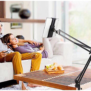 Kẹp cạnh bàn Ipad gấp gọn Sắt STANDS