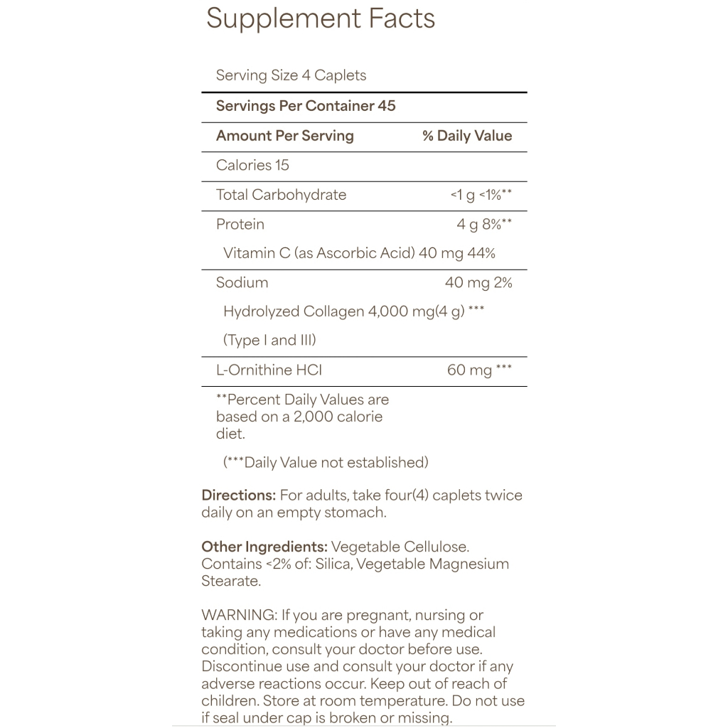 (Bill hãng) Collagen thuỷ phân, giúp trắng da, mờ nám, tàn nhang 1000mg PURITAN'SPRIDE -180V