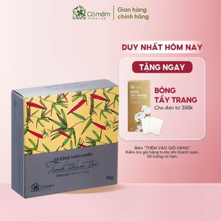 Xà Bông Thiên Nhiên Than Tre Thải Độc Da Cỏ Mềm 90g