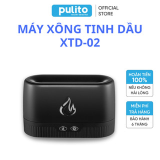 Máy Xông Tinh Dầu PULITO, Máy Phun Sương Tạo Hiệu Ứng Ngọn Lửa ,Tạo Đổ Ẩm Trong Không Khí Thư Giãn Thoải Mái XTD-02