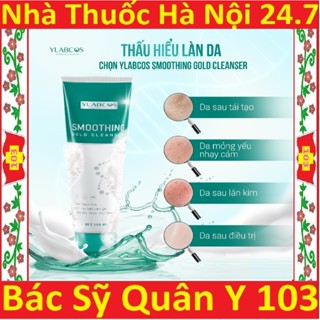 Sữa rửa mặt vàng Smoothing Gold Cleanser Ylabcos Dr Lacir chai 150ml [chính hãng drlacir]