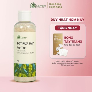 Bột Rửa Mặt Taptap Giảm Mụn Ẩn Mụn Đầu Đen Cỏ Mềm 50g