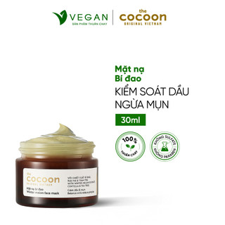Mặt nạ bí đao Cocoon 30ml giảm dầu & sạch mụn thuần chay