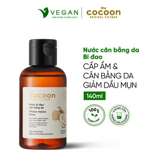 Toner nước bí đao cân bằng da (Winter melon toner) Cocoon 140ml thuần chay