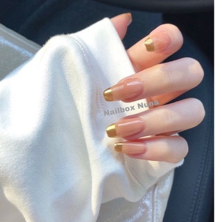 nailbox Nuna móng úp thiết kế móng tráng gương ombre. gương đầu mong. inbox đổi màu đổi shape