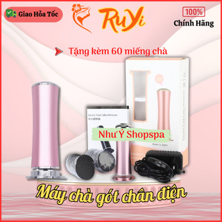 Máy chà gót chân cao cấp đủ phụ kiện | Máy trà gót chân điện