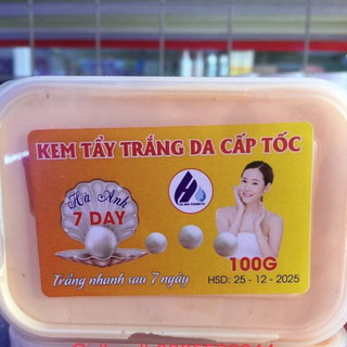 Kem tẩy trắng da 7 day hộp vuông 100g