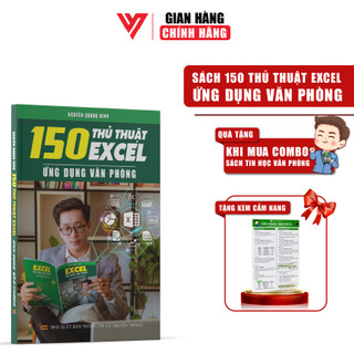 Sách - 150 thủ thuật excel ứng dụng văn phòng đào tạo tin học kèm theo khóa học online